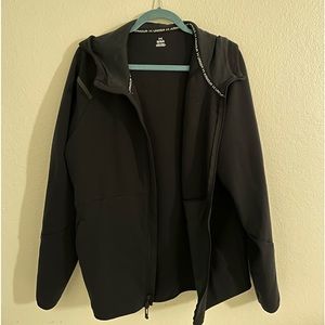 Black under armour zip up sweatshirt